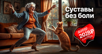 Акция "Суставы без боли" со скидкой 50%