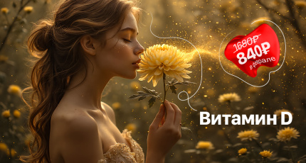 С 1 по 28 февраля "Витамин D" со скидкой 50%