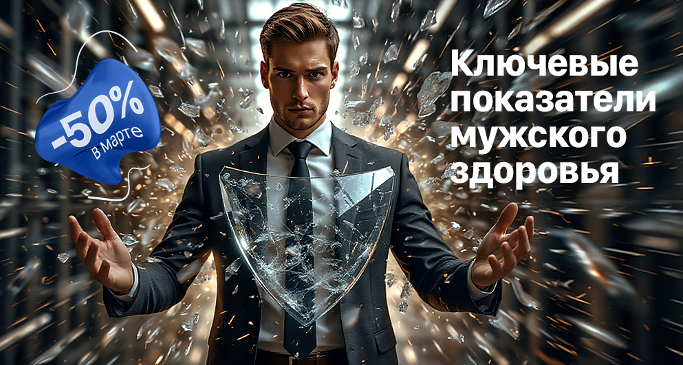 Март. Ключевые показатели мужского здоровья
