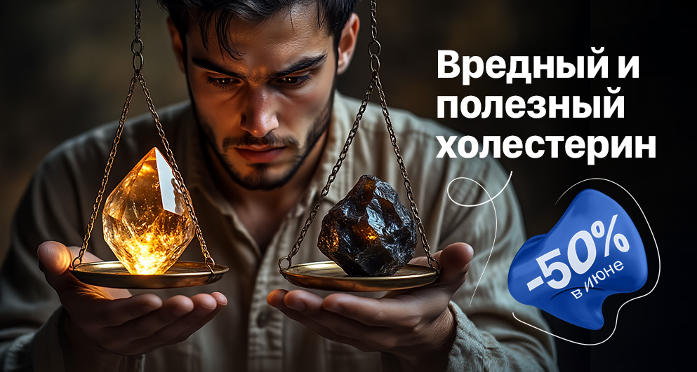 Июнь. Вредный и полезный холестерин